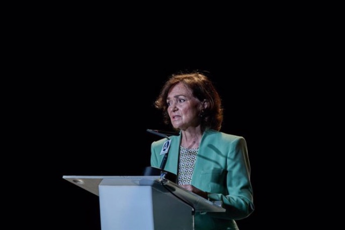 la vice-présidente Carmen Calvo